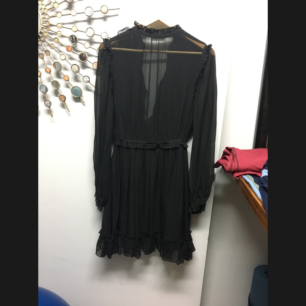 Ulla Johnson Black Sheer Dress